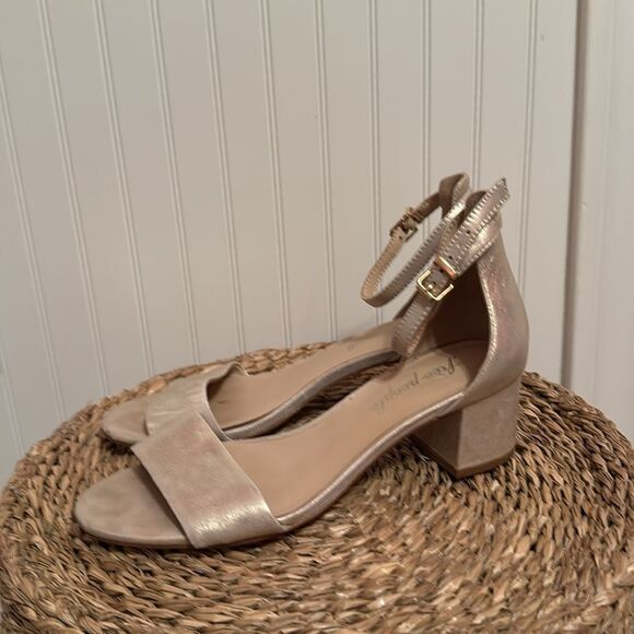 Free People Marigold Block Heel Cream/Goldish - 38 - Great Condition - Picture 3 of 9